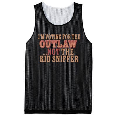 Im Voting For The Outlaw Not The Sniffer Mesh Reversible Basketball Jersey Tank