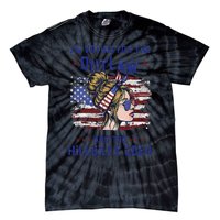 IM Voting For The Outlaw And The Hillbilly 2024 Us Flag Gift Tie-Dye T-Shirt