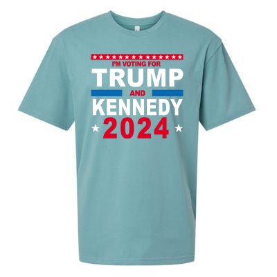 Im Voting For Trump And Kennedy 2024 Election Sueded Cloud Jersey T-Shirt