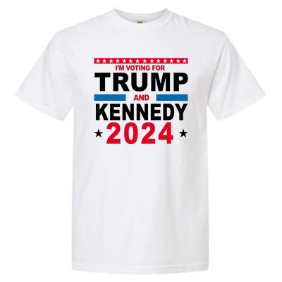 Im Voting For Trump And Kennedy 2024 Election Garment-Dyed Heavyweight T-Shirt