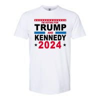 Im Voting For Trump And Kennedy 2024 Election Softstyle CVC T-Shirt