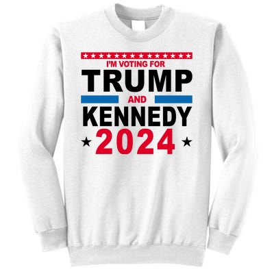 Im Voting For Trump And Kennedy 2024 Election Sweatshirt