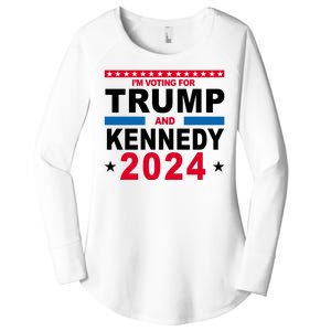 Im Voting For Trump And Kennedy 2024 Election Women's Perfect Tri Tunic Long Sleeve Shirt