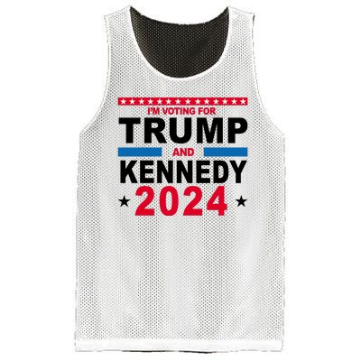 Im Voting For Trump And Kennedy 2024 Election Mesh Reversible Basketball Jersey Tank