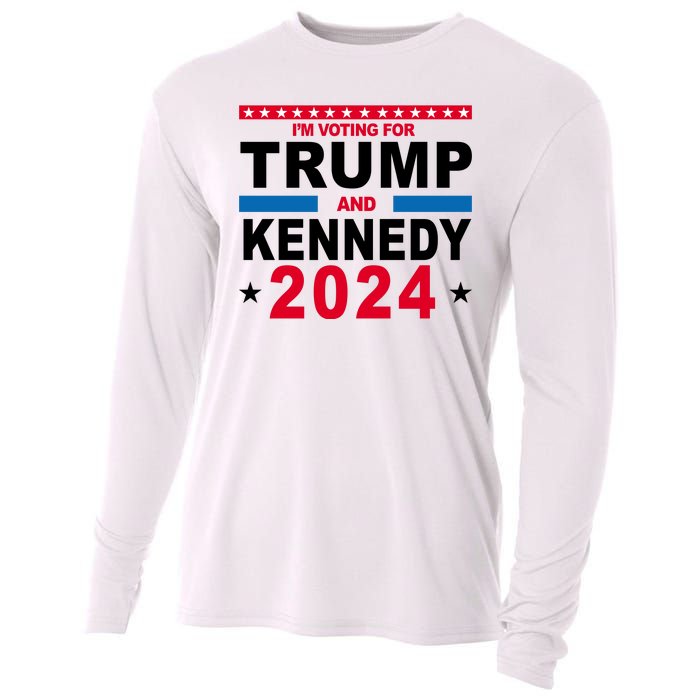 Im Voting For Trump And Kennedy 2024 Election Cooling Performance Long Sleeve Crew