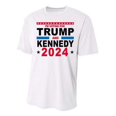 Im Voting For Trump And Kennedy 2024 Election Performance Sprint T-Shirt