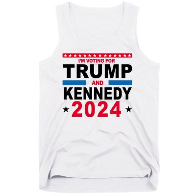 Im Voting For Trump And Kennedy 2024 Election Tank Top