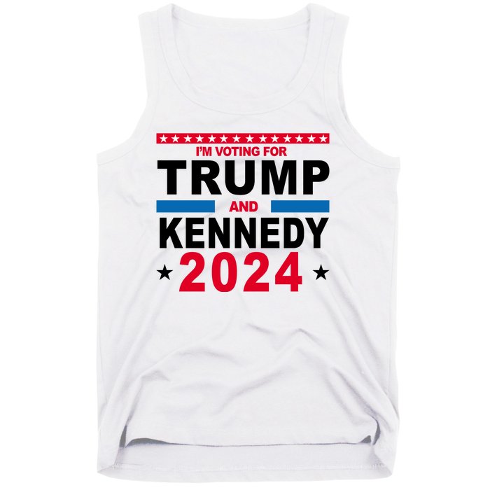 Im Voting For Trump And Kennedy 2024 Election Tank Top