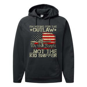 IM Voting For The Outlaw Not The Sniffer Performance Fleece Hoodie