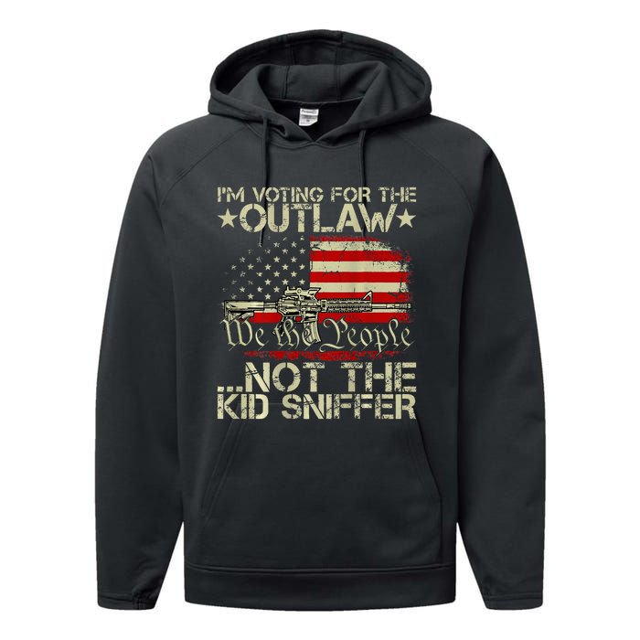 IM Voting For The Outlaw Not The Sniffer Performance Fleece Hoodie