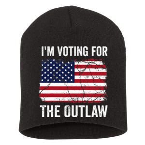 IM Voting For The Outlaw 2024 Short Acrylic Beanie