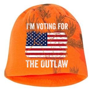 IM Voting For The Outlaw 2024 Kati - Camo Knit Beanie