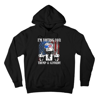 IM Voting For Trump And Kennedy 2024 Trump Vance Kennedy Hoodie