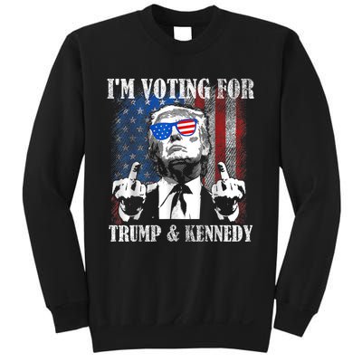 IM Voting For Trump And Kennedy 2024 Trump Vance Kennedy Sweatshirt