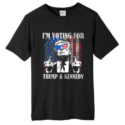 IM Voting For Trump And Kennedy 2024 Trump Vance Kennedy Tall Fusion ChromaSoft Performance T-Shirt