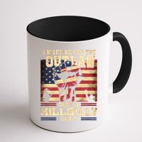 Im Voting For The Outlaw And The Hillbilly 2024 Trump Vance 2024 Us Flag Mug