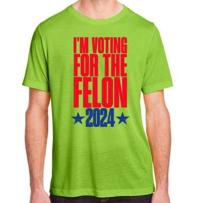 IM Voting For The Trump Felon Conviction 2024 Adult ChromaSoft Performance T-Shirt