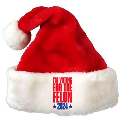 IM Voting For The Trump Felon Conviction 2024 Premium Christmas Santa Hat