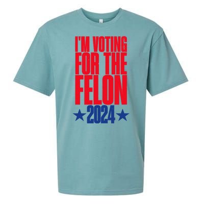 IM Voting For The Trump Felon Conviction 2024 Sueded Cloud Jersey T-Shirt