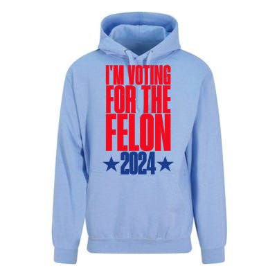 IM Voting For The Trump Felon Conviction 2024 Unisex Surf Hoodie