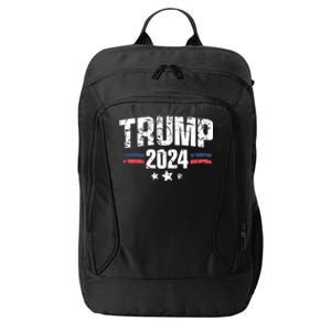 Im Voting For The Felon Grunge Front And Back Design City Backpack