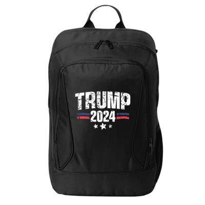 Im Voting For The Felon Grunge Front And Back Design City Backpack