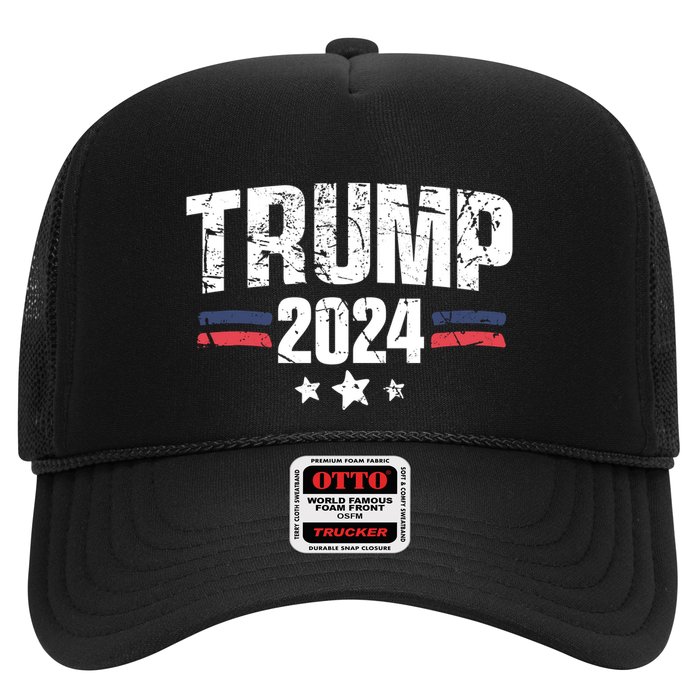 Im Voting For The Felon Grunge Front And Back Design Trucker Hat