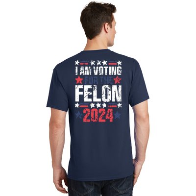 Im Voting For The Felon Grunge Front And Back Design T-Shirt