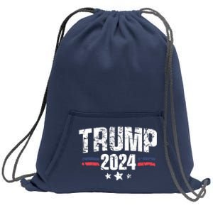 Im Voting For The Felon Grunge Front And Back Design Sweatshirt Cinch Pack Bag