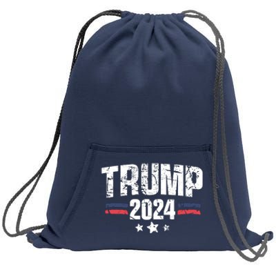 Im Voting For The Felon Grunge Front And Back Design Sweatshirt Cinch Pack Bag