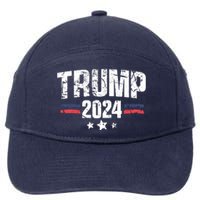 Im Voting For The Felon Grunge Front And Back Design 7-Panel Snapback Hat