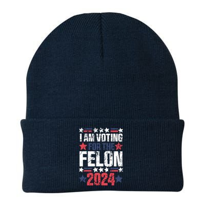 Im Voting For The Felon Grunge Front And Back Design Knit Cap Winter Beanie