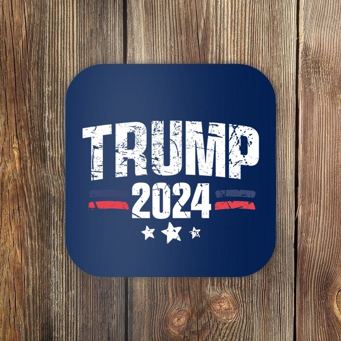 Im Voting For The Felon Grunge Front And Back Design Coaster