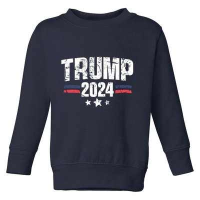 Im Voting For The Felon Grunge Front And Back Design Toddler Sweatshirt