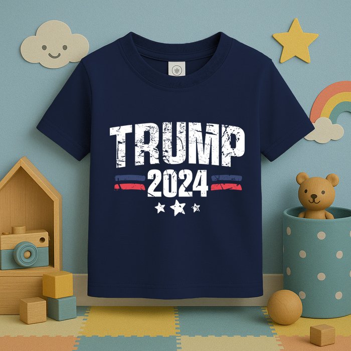 Im Voting For The Felon Grunge Front And Back Design Toddler T-Shirt