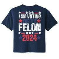 Im Voting For The Felon Grunge Front And Back Design Crop Top