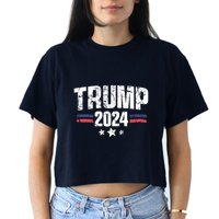 Im Voting For The Felon Grunge Front And Back Design Crop Top