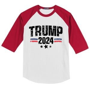 Im Voting For The Felon Grunge Front And Back Design Kids Colorblock Raglan Jersey