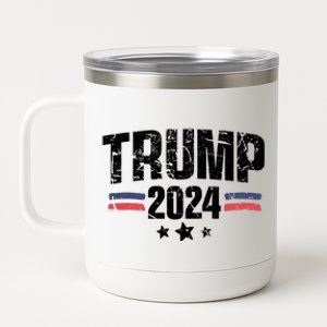 Im Voting For The Felon Grunge Front And Back Design 12 oz Stainless Steel Tumbler Cup