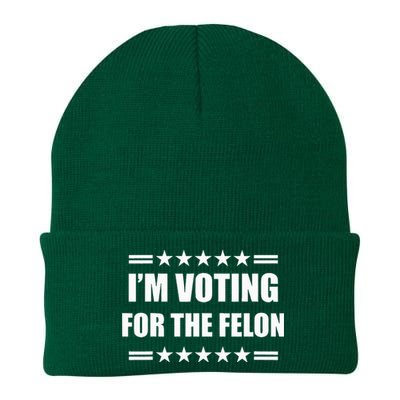 IM Voting For A Felon Knit Cap Winter Beanie