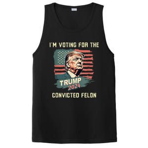 IM Voting For The Convicted Felon Funny Donald Trump PosiCharge Competitor Tank