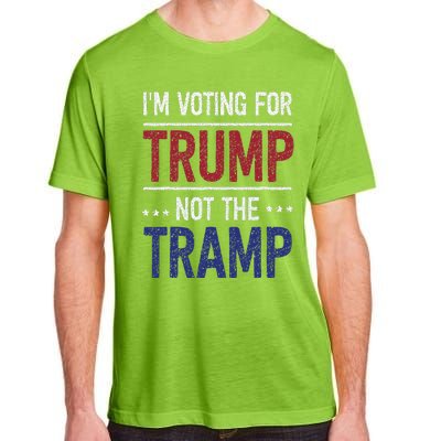 IM Voting For Trump Not The Tramp Adult ChromaSoft Performance T-Shirt