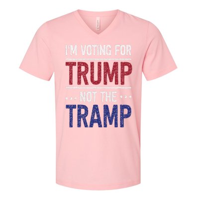 IM Voting For Trump Not The Tramp V-Neck T-Shirt