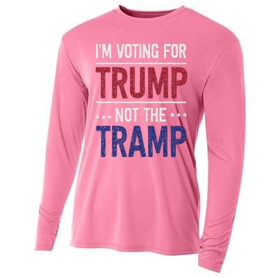 IM Voting For Trump Not The Tramp Cooling Performance Long Sleeve Crew