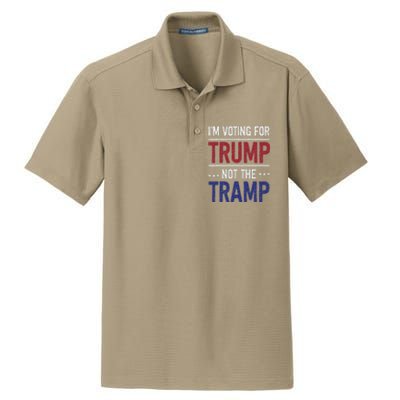 IM Voting For Trump Not The Tramp Dry Zone Grid Polo