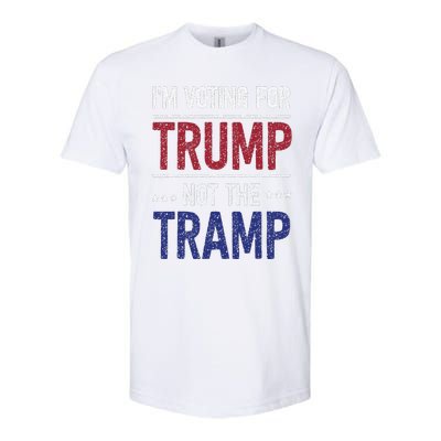 IM Voting For Trump Not The Tramp Softstyle® CVC T-Shirt