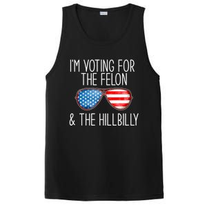 IM Voting For The Felon & The Hillbilly 2024 Pro Trump Meme PosiCharge Competitor Tank