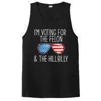 IM Voting For The Felon & The Hillbilly 2024 Pro Trump Meme PosiCharge Competitor Tank