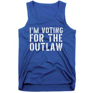 IM Voting For The Outlaw Gift Fourth Of July Trump 2034 Gift Tank Top