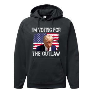 I’M Voting For The Outlaw Donald Trump Performance Fleece Hoodie